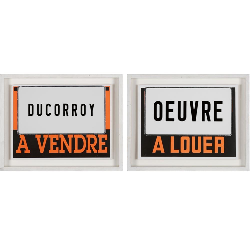 Joël Ducorroy comparable auction result: jo l ducorroy n en 1955 uvre louer ou vendre 1992 plaques min ralogiques et s rigraphies sur papier diptyque num rot
