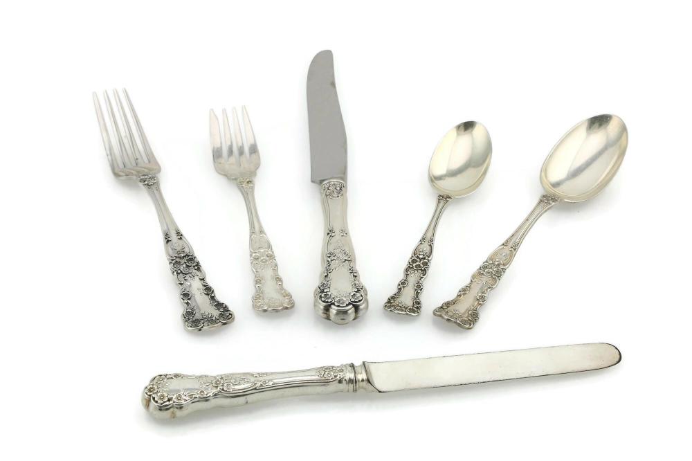 Gorham "Buttercup" Sterling Silver Flatware sold by Market Auctions, lot 102A — auction record photograph