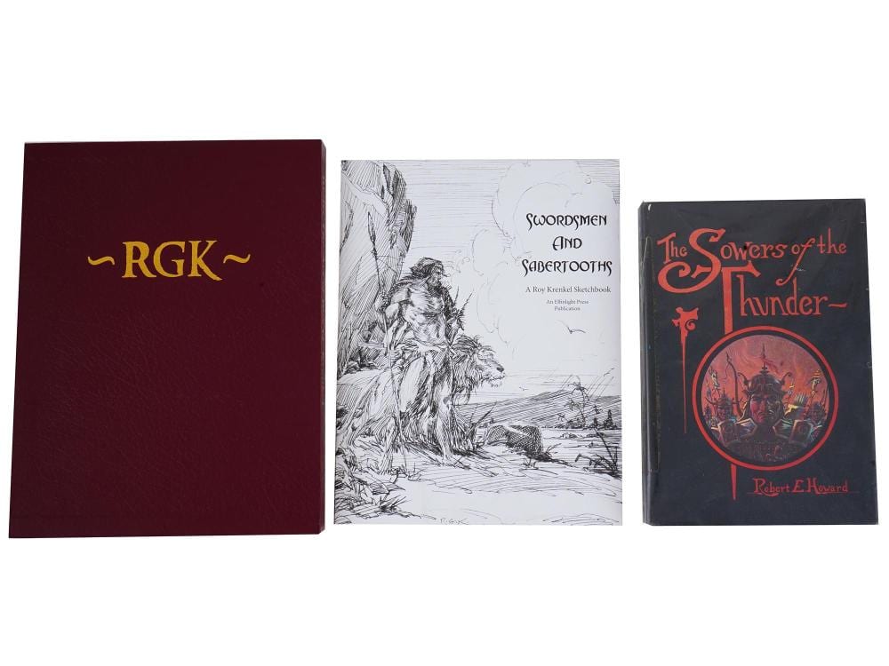 Roy Krenkel comparable auction result: limited edition books illustrated by roy krenkel