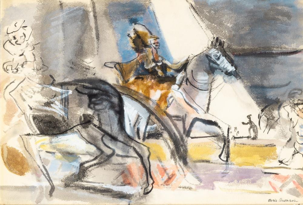 Boris Aronson comparable auction result: boris aronson