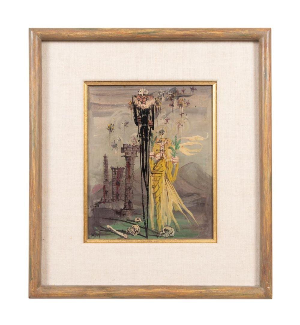 keith martin hamlet 1945 oil on board · Ahlers & Ogletree Inc. · 2023-10-13 Keith Morrow Martin comparable auction result: keith martin hamlet 1945 oil on board