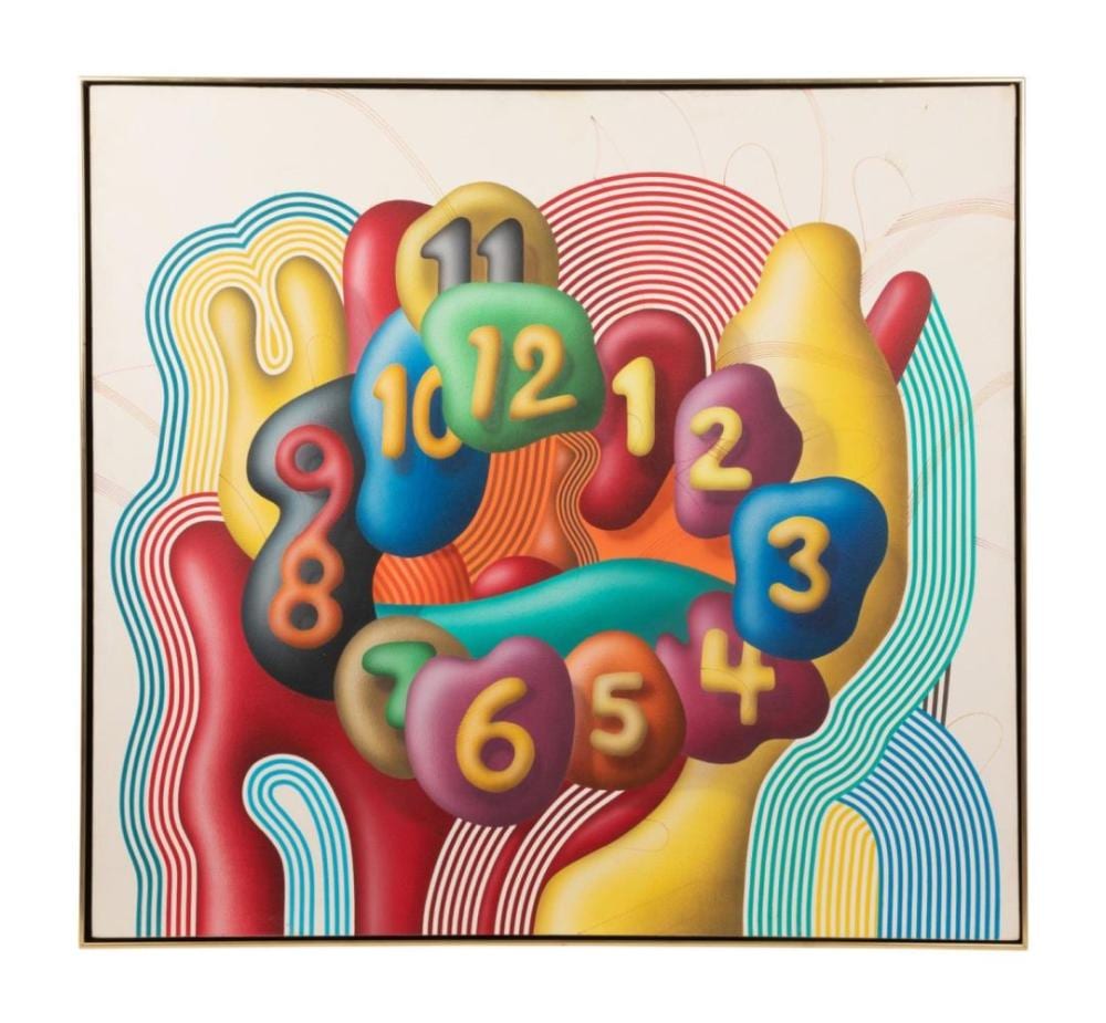 Yankel Ginsburg comparable auction result: yankel ginsburg time change abstract a c