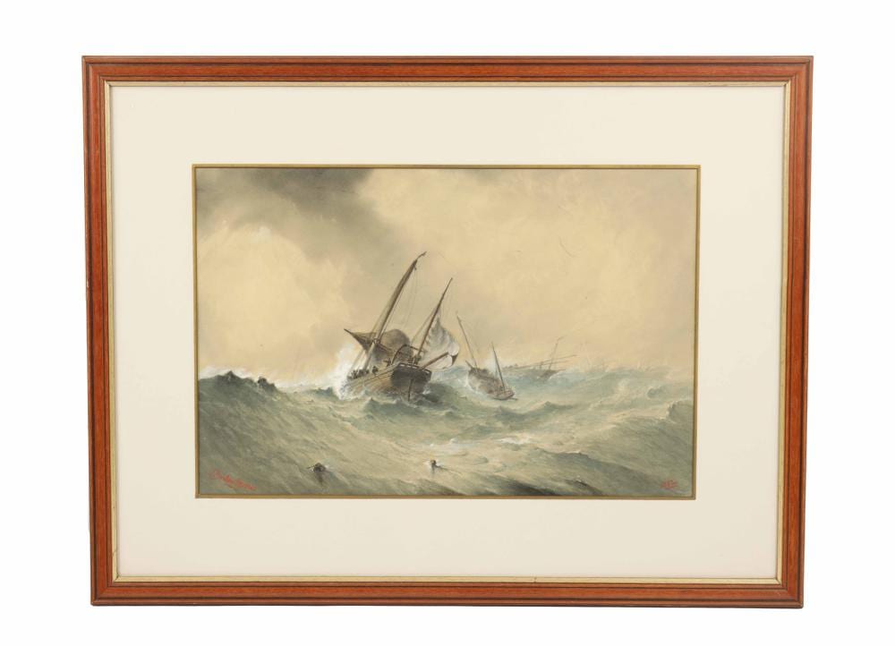 Barlow Moore comparable auction result: barlow moore british 1834 1897 watercolour
