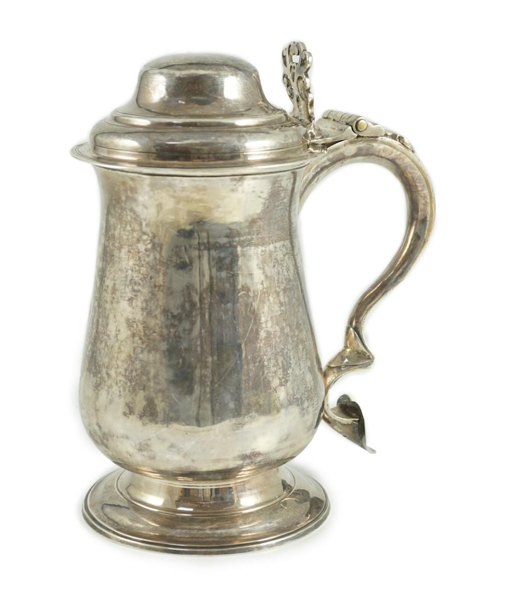 John King comparable auction result: a george iii silver tankard with whistle handle by john king
