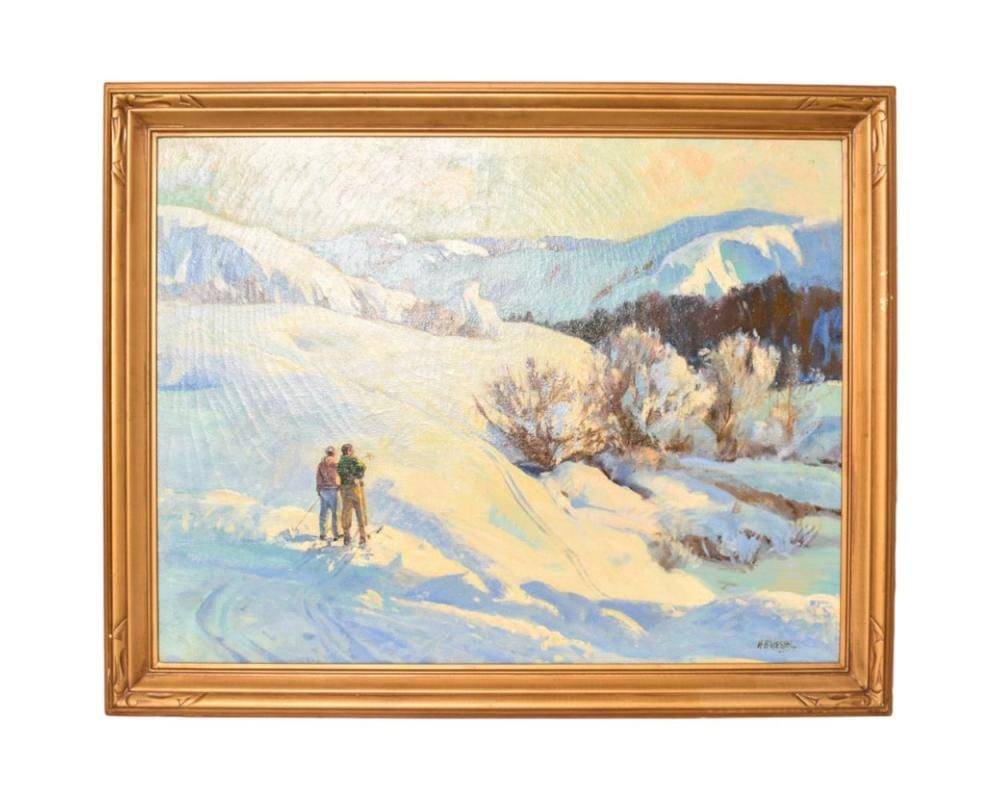 Herman Henry Wessel comparable auction result: herman henry wessel 1878 1969 oil cincinnati