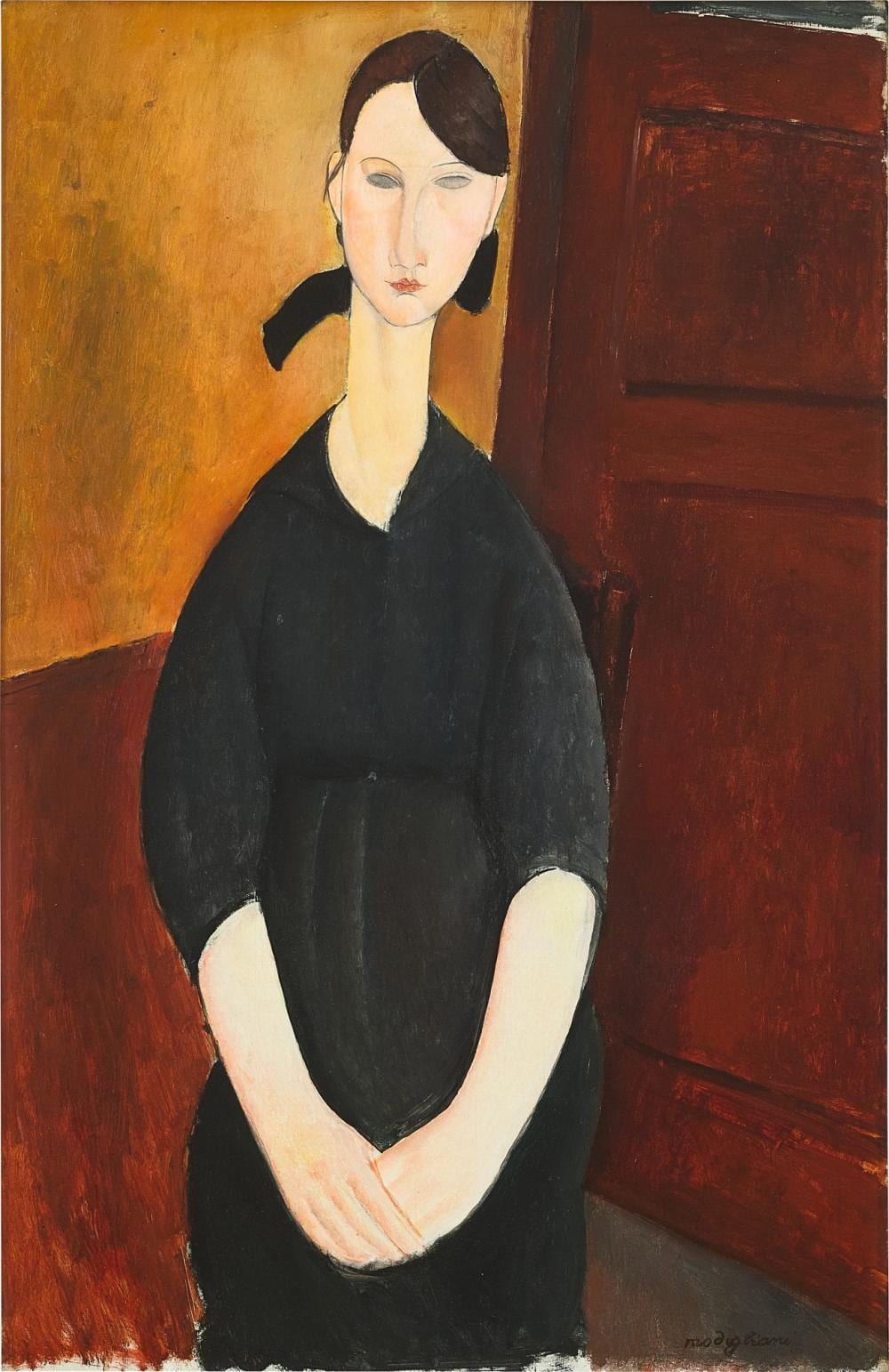 Amedeo Modigliani 亞美迪歐・莫迪里安尼 | Paulette Jourdain 寶麗特・茹丹肖像 comparable sale
