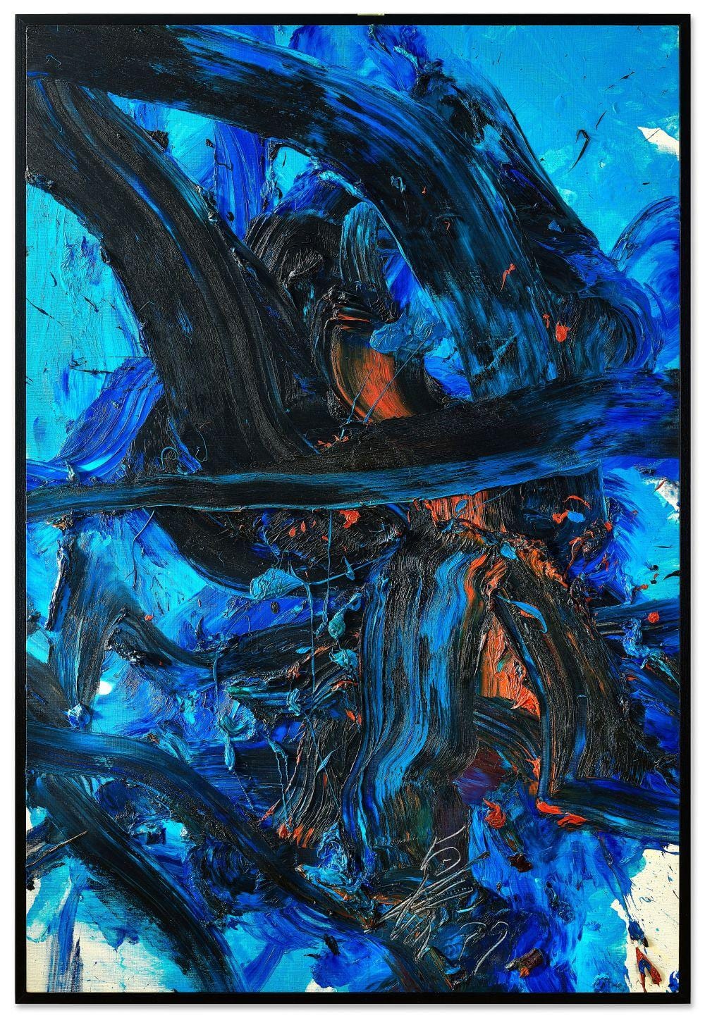 Kazuo Shiraga 白髮一雄 | Kaien 海炎 comparable sale