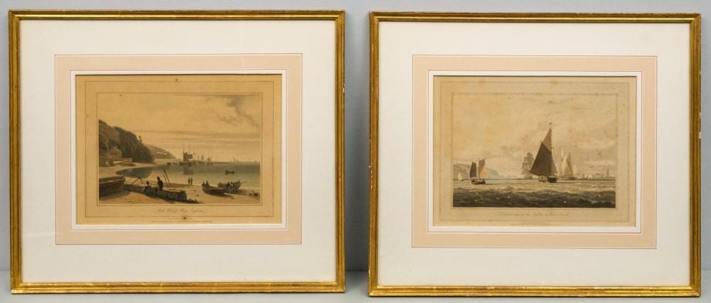 William Daniell comparable auction result: william daniell pair of prints