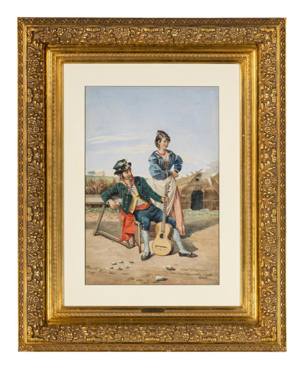 matteo lovatti italian 1861 1909 · Hindman · 2023-10-10 Matteo Lovatti comparable auction result: matteo lovatti italian 1861 1909