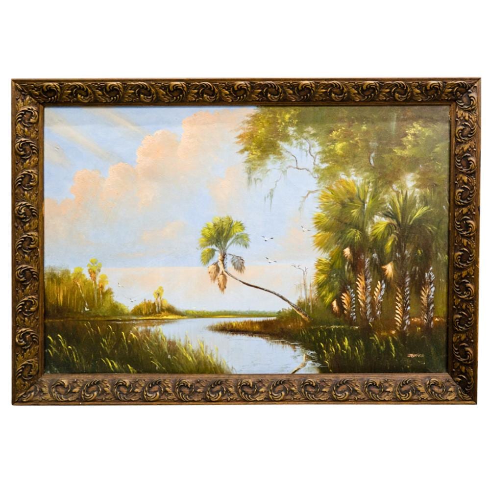 Johnny Daniels comparable auction result: johnny daniels 1954 2009 highwayman painting