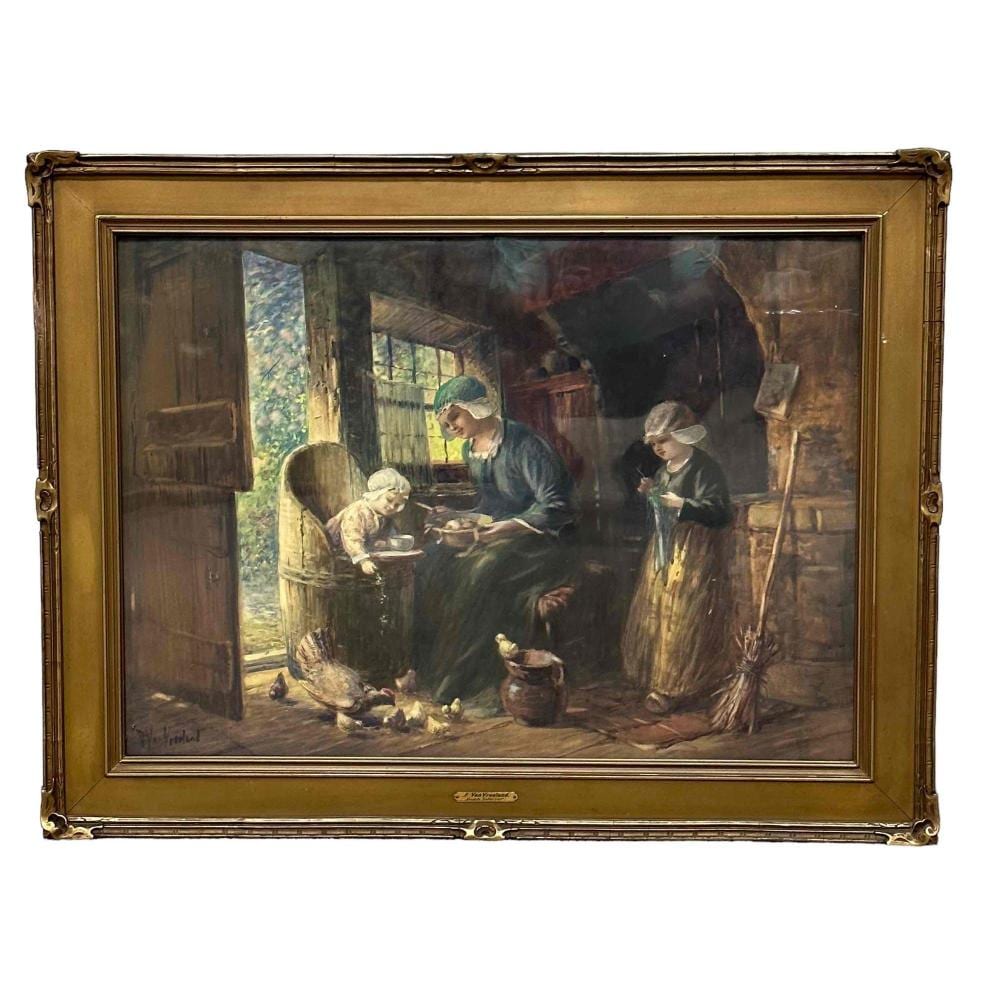 Francis William Van Vreeland comparable auction result: francis william van vreeland dutch 1879 1954 interior scene