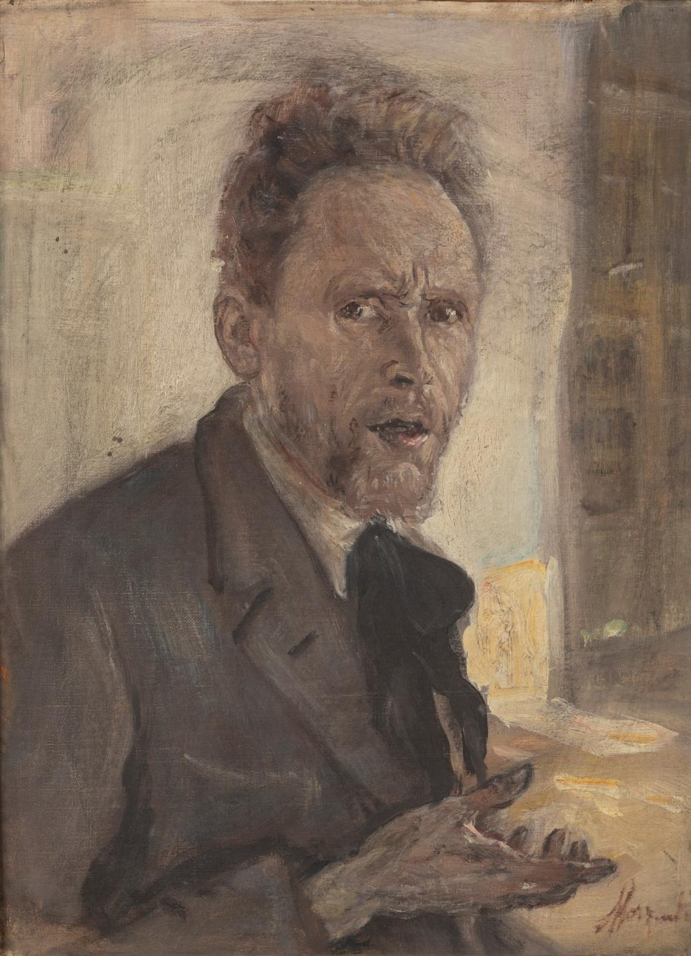 Natale Morzenti comparable auction result: natale morzenti silvano d orba 1884 o 1885 martinengo 1947 self portrait