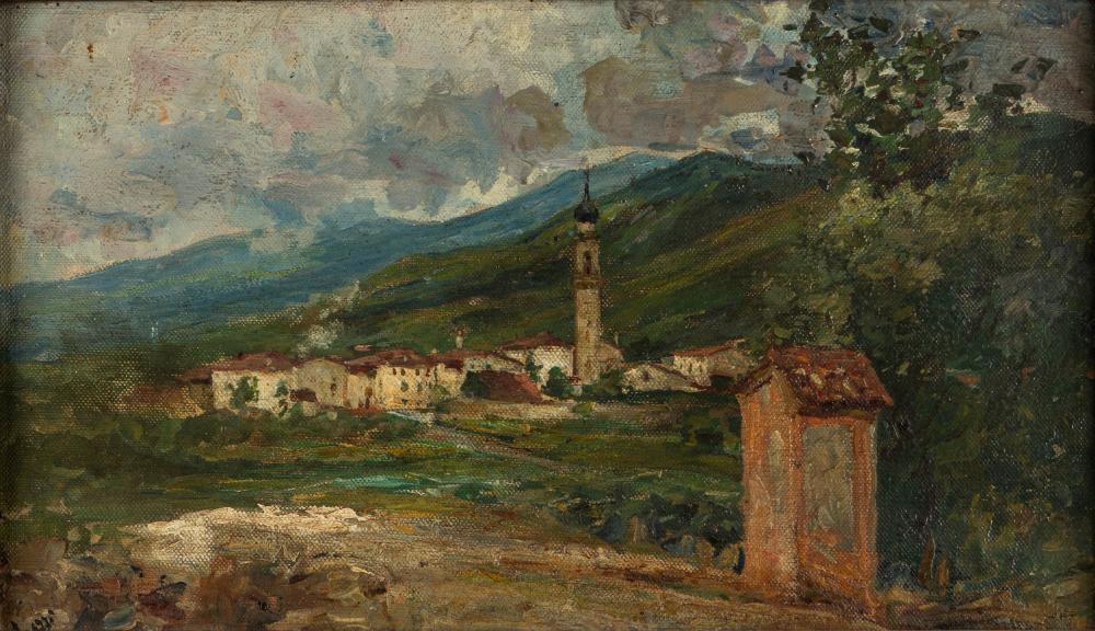 Ermenegildo Agazzi comparable auction result: ermenegildo agazzi mapello 1866 bergamo 1945 town near bergamo 1909