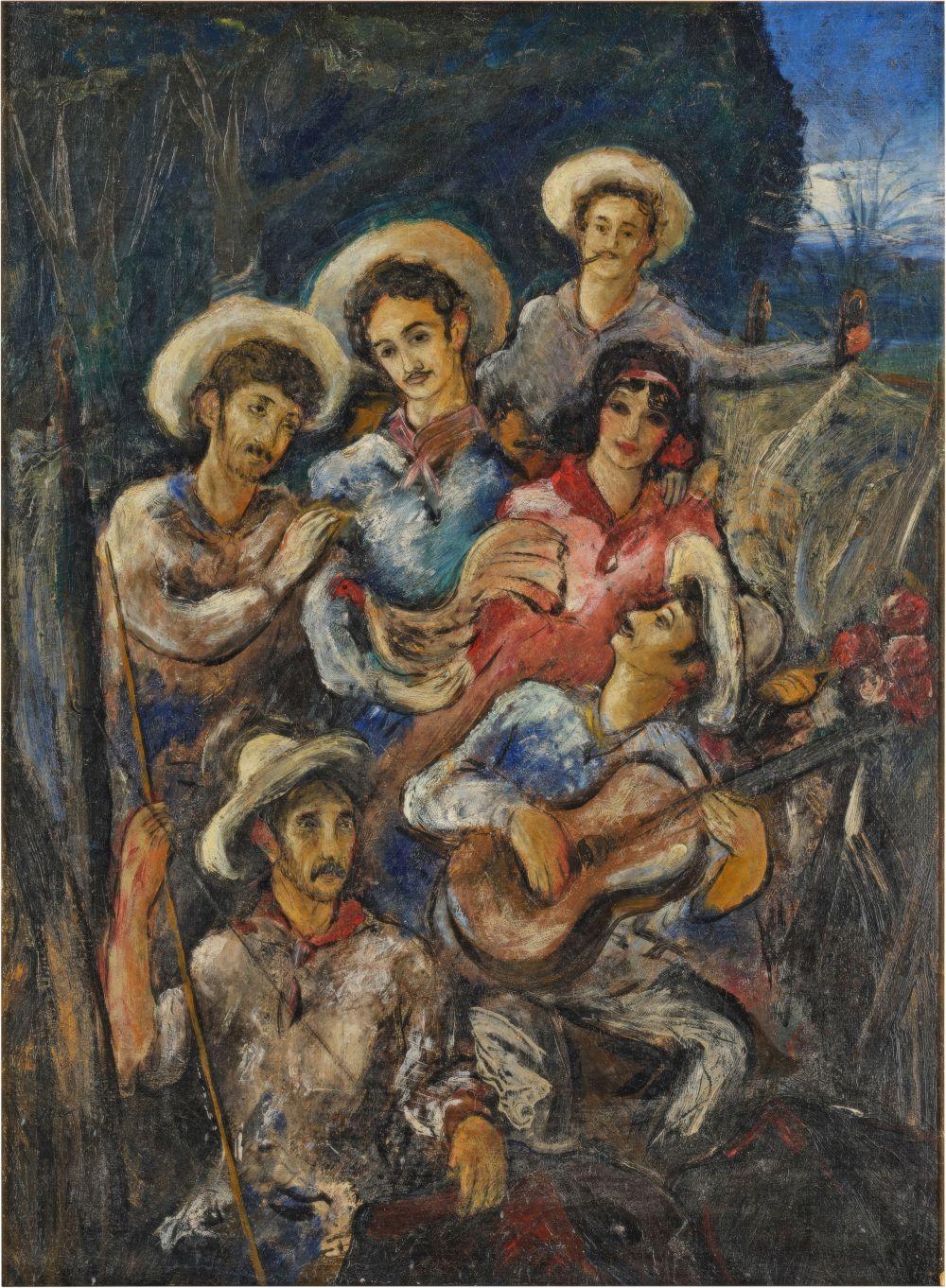 guajiros · Sotheby's · 2023-10-04 Laurent Marius Auguste Mattio comparable auction result: guajiros