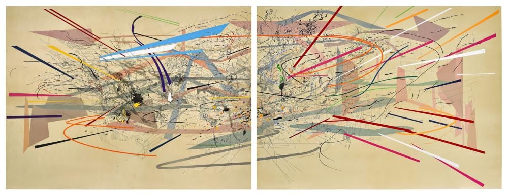 Julie Mehretu 朱莉 · 梅赫雷圖 | Untitled 無題 comparable sale