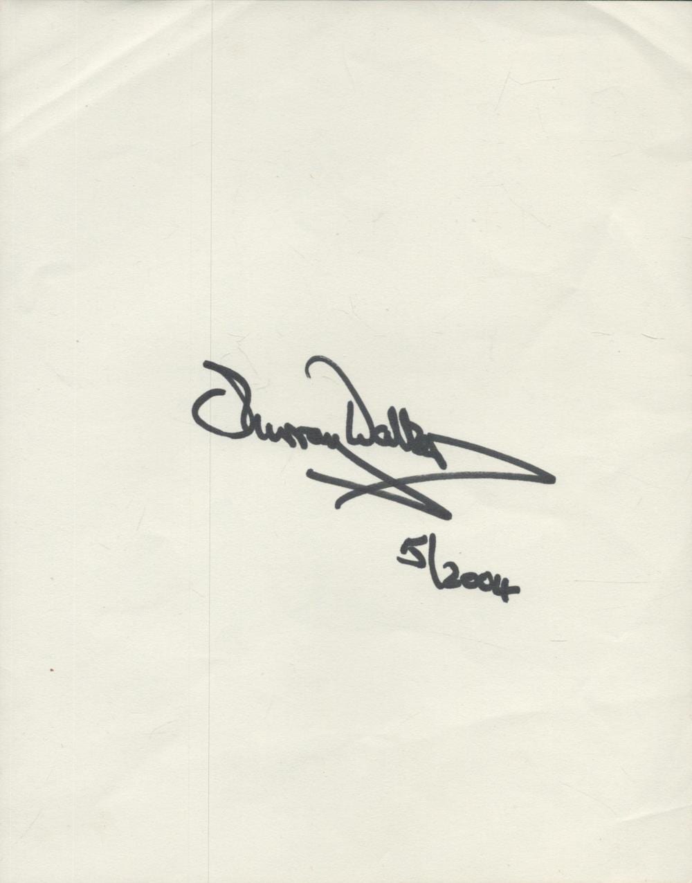 Murray Walker comparable auction result: murray walker signed large album page good condition all autographs are genuine hand signed and