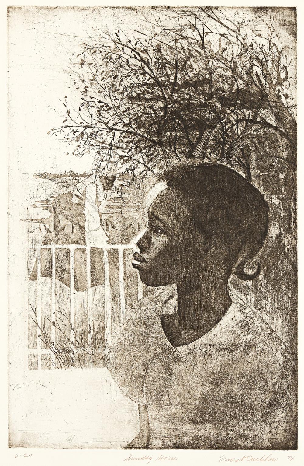 Ernest Crichlow comparable auction result: ernest crichlow 1914 2005 sunday morning