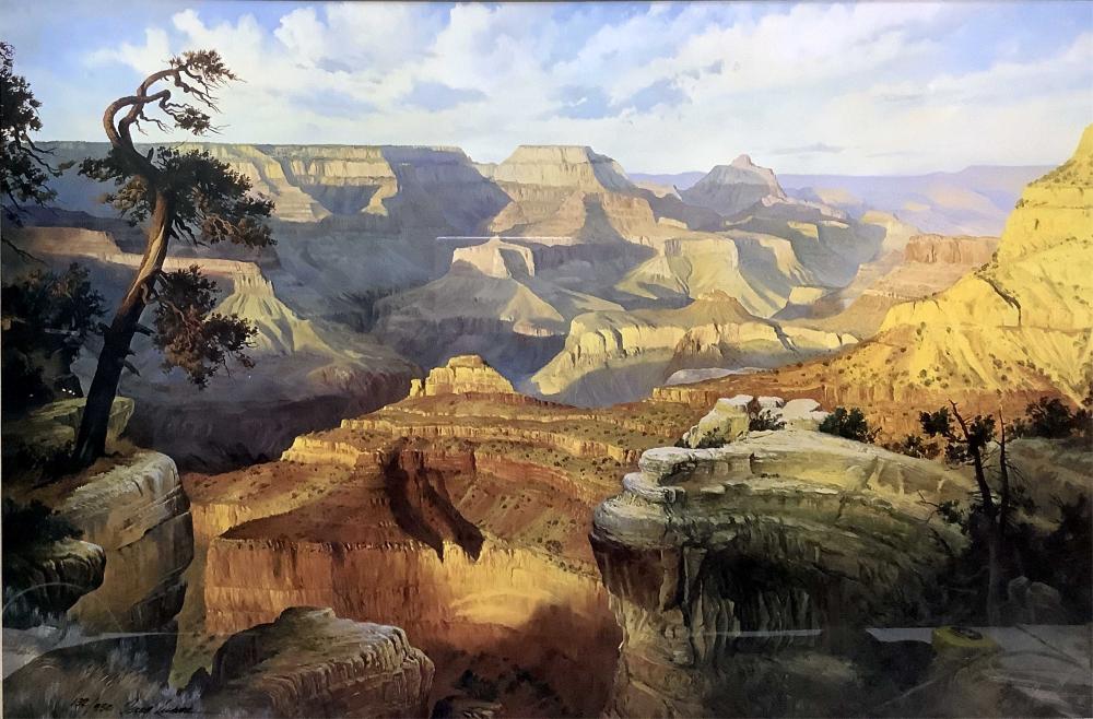 Fred Lucas comparable auction result: fred lucas south rim signed numbered lithograph