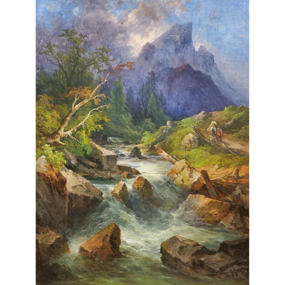 Georg (1823) Geyer comparable auction result: georg geyer 1823 1912