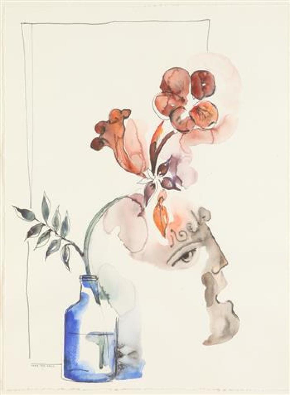 vladimir kara russian french born 1956 bouquet of flower 1999 gouache and watercolor on paper signed framed not examined out · Sloans & Kenyon · 2023-10-11 Vladimir Kara comparable auction result: vladimir kara russian french born 1956 bouquet of flower 1999 gouache and watercolor on paper signed framed not examined out
