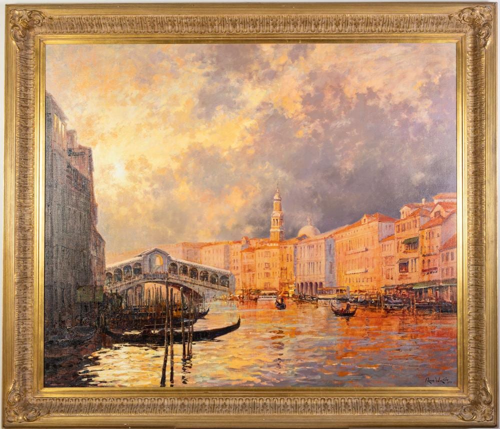 alan wolton b 1934 venetian grand canal o c · Everard Auctions and Appraisals · 2023-10-17 Alan Wolton comparable auction result: alan wolton b 1934 venetian grand canal o c