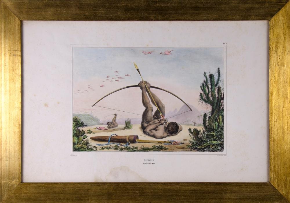 Jean-Baptiste Debret comparable auction result: jean baptiste debret cabocle indian civilized paris 1834 1839