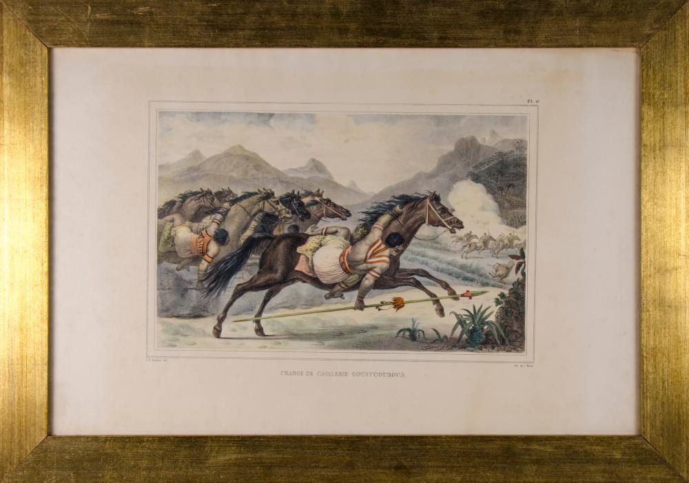 Jean-Baptiste Debret comparable auction result: jean baptiste debret charge de cavalerie gouaycourous paris 1834 1839