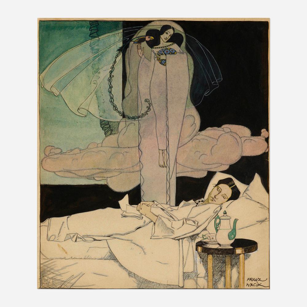 Franz Wacik comparable auction result: franz wacik sweet dreams