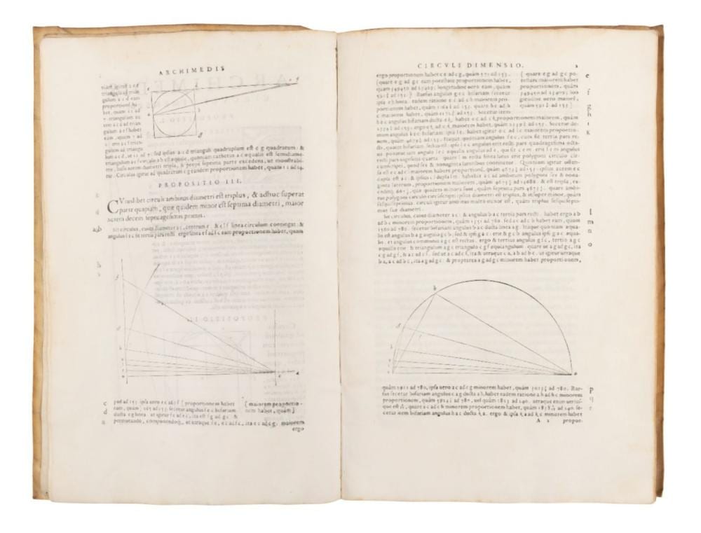 Abraham (1640) Genoels comparable auction result: archimedes opera venice paolo manuzio 1558 contemporary limp vellum