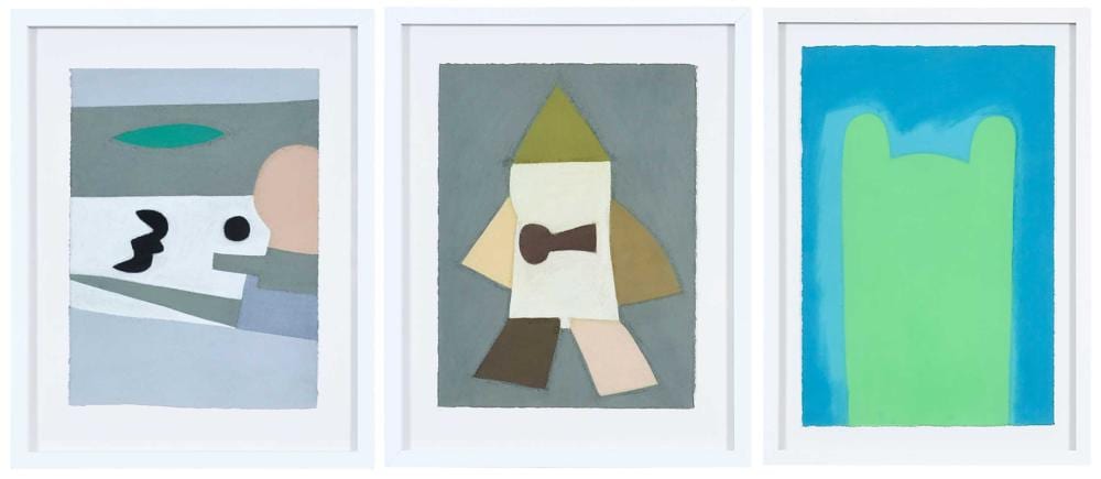 Julian Martin comparable auction result: three abstract compositions by julian martin