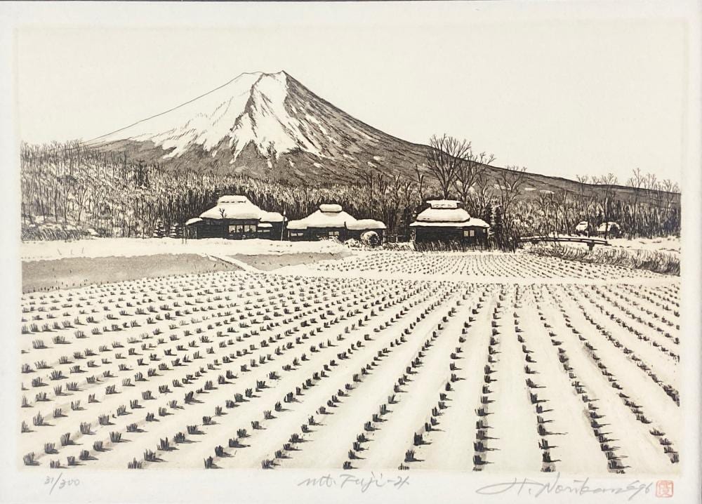 Hiroto Norikane comparable auction result: hiroto norikane b 1948 mt fuji