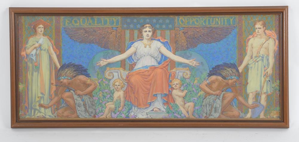 Nicola D'Ascenzo comparable auction result: nicola d ascenzo 1871 1954 oil on canvas