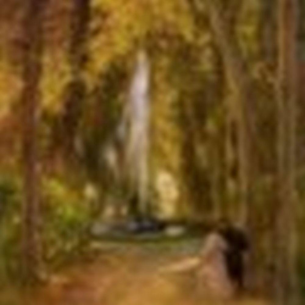 Gaston La Touche comparable auction result: gaston la touche french 1854 1913 the fountain oil on canvas 23 x 23