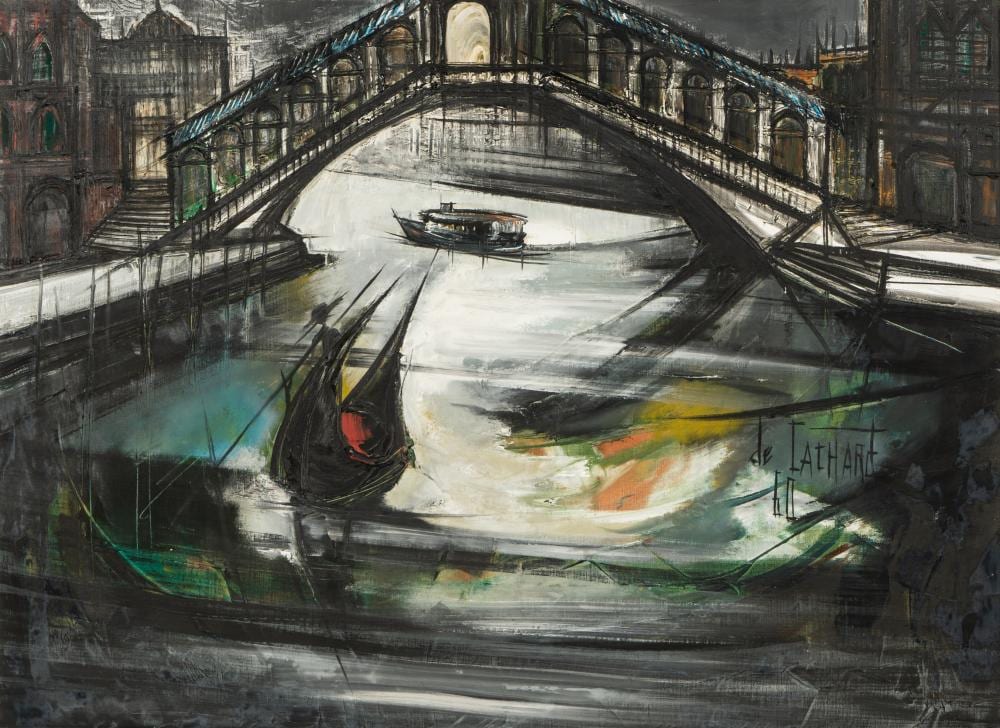 Regis de Bouvier De Cachard comparable auction result: regis de bouvier de cachard b 1929 venice le rialto bridge