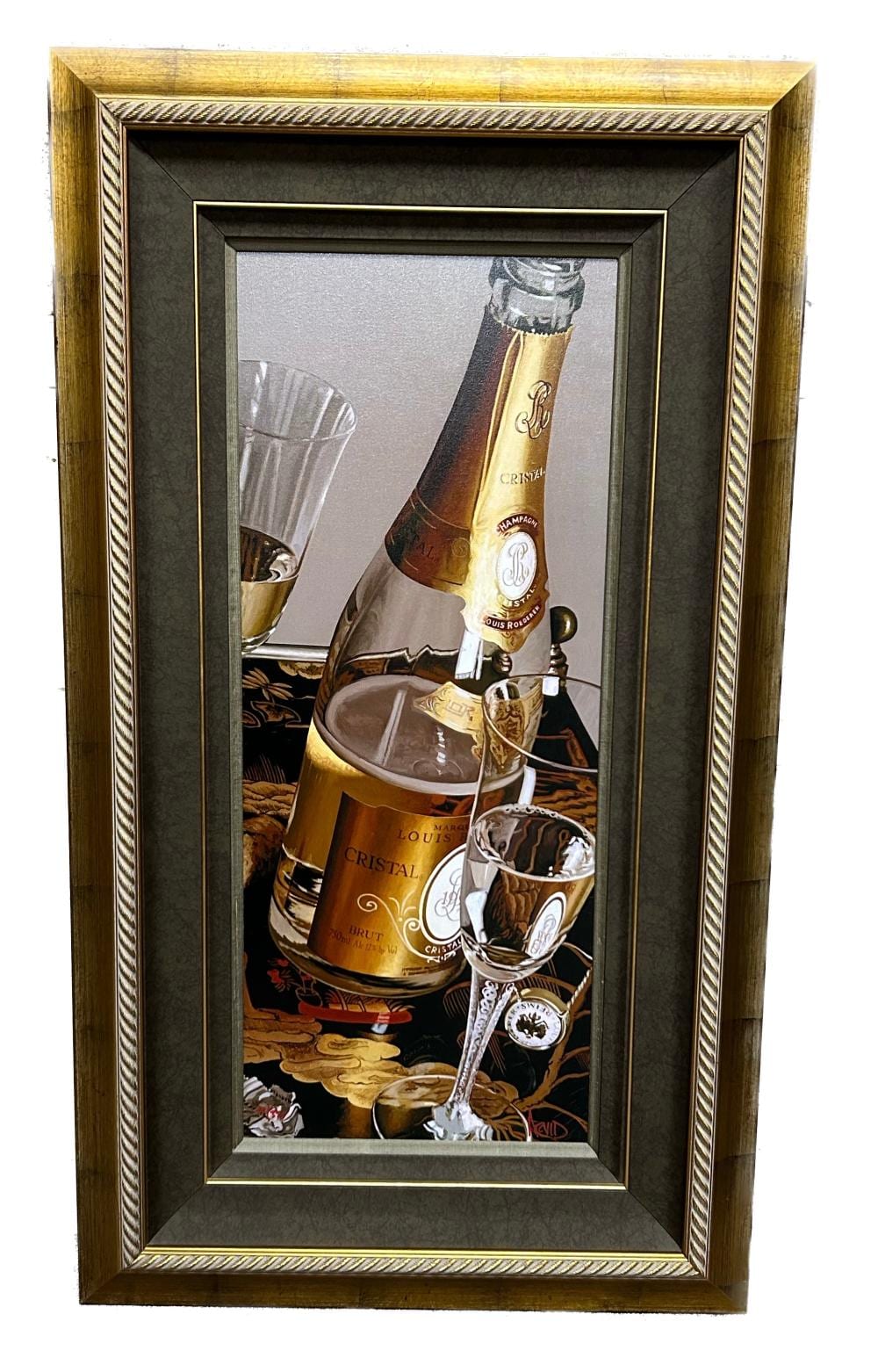 Thomas Arvid comparable auction result: thomas arvid georgia 1964 in the glow giclee on canvas 34 x 14 5 framed 46 x 26