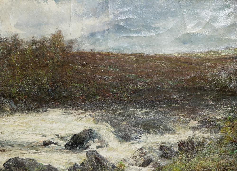 George Ogilvy Reid comparable auction result: george ogilvy reid untitled river scene