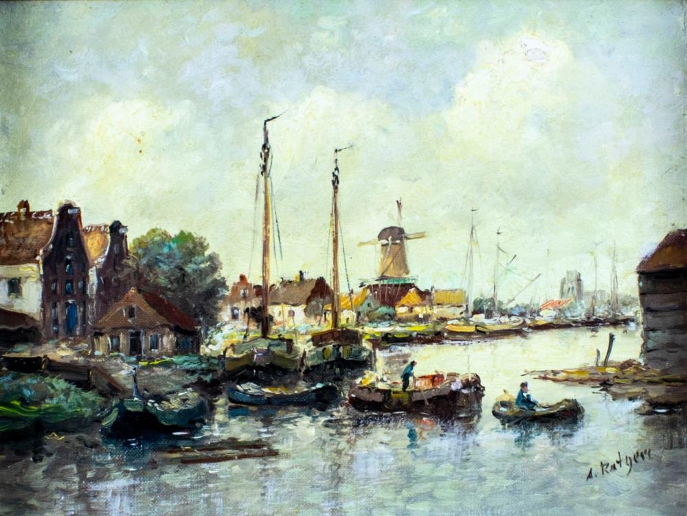 Anton Rutgers comparable auction result: anton rutgers dutch 1880 1949 oil painting