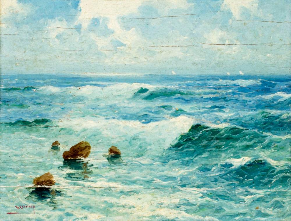 Giovanni Cavalleri comparable auction result: giovanni cavalleri italy 1858 1934 oil painting antique