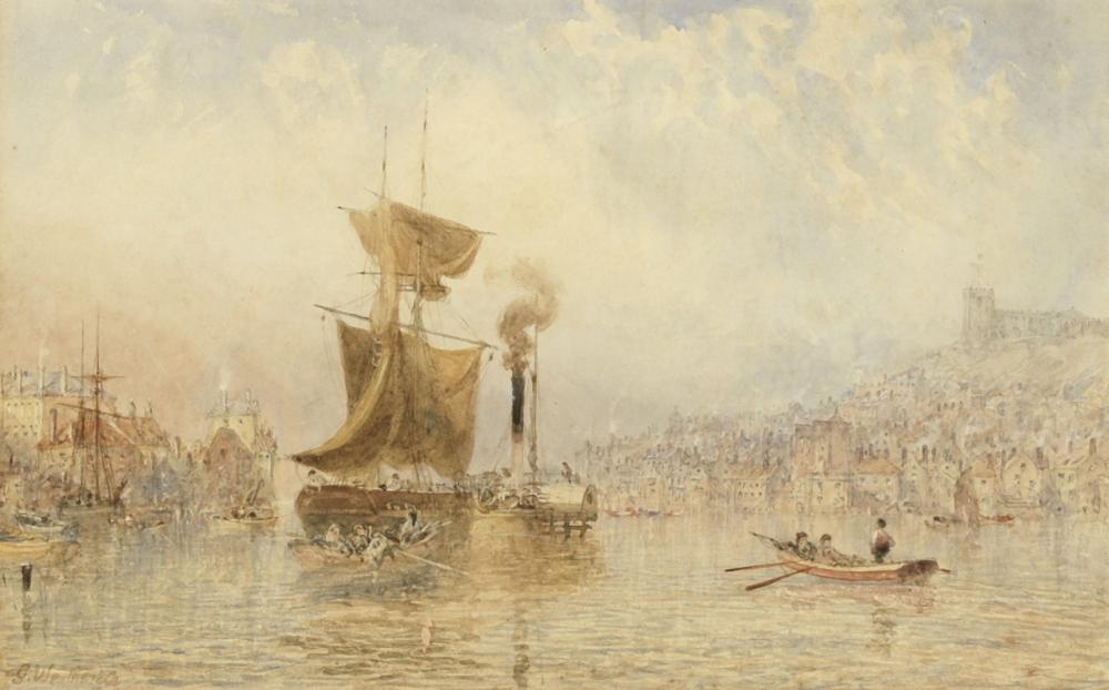 George Weatherill comparable auction result: george weatherill british 1810 1890 whitby harbour