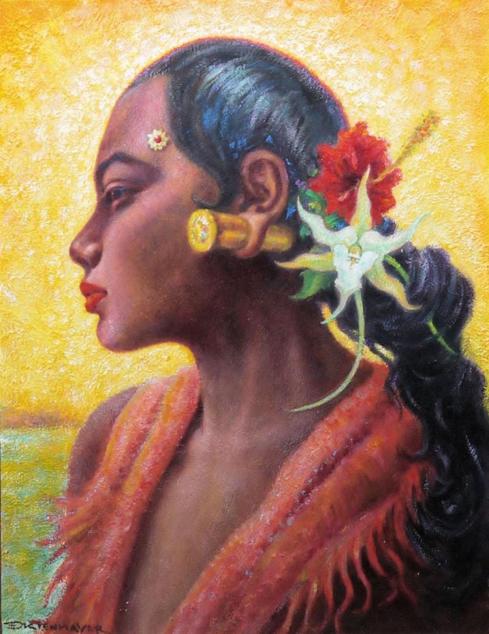 Franz Kienmayer comparable auction result: franz kienmayer 2 lgem lde 3 zeichnungen mit 2 x bali 1929 dazu kl katalog der kienmayer ausst java bali indonesien