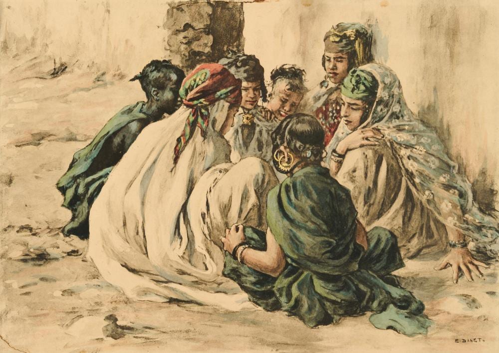 Etienne Dinet comparable auction result: etienne dinet