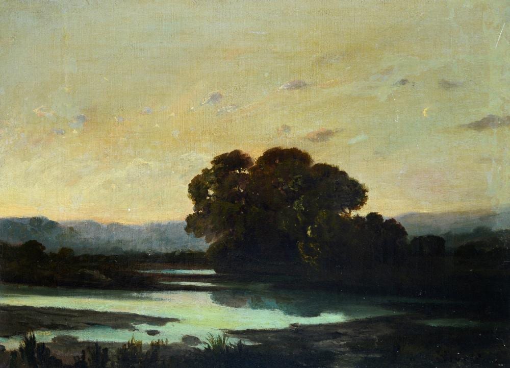 Serafino DeTivoli comparable auction result: serafino de tivoli livorno 1826 firenze 1892 palude