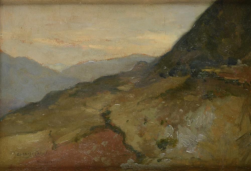 Alberto Carosi comparable auction result: alberto serafino carosi roma 1891 1967 paesaggio