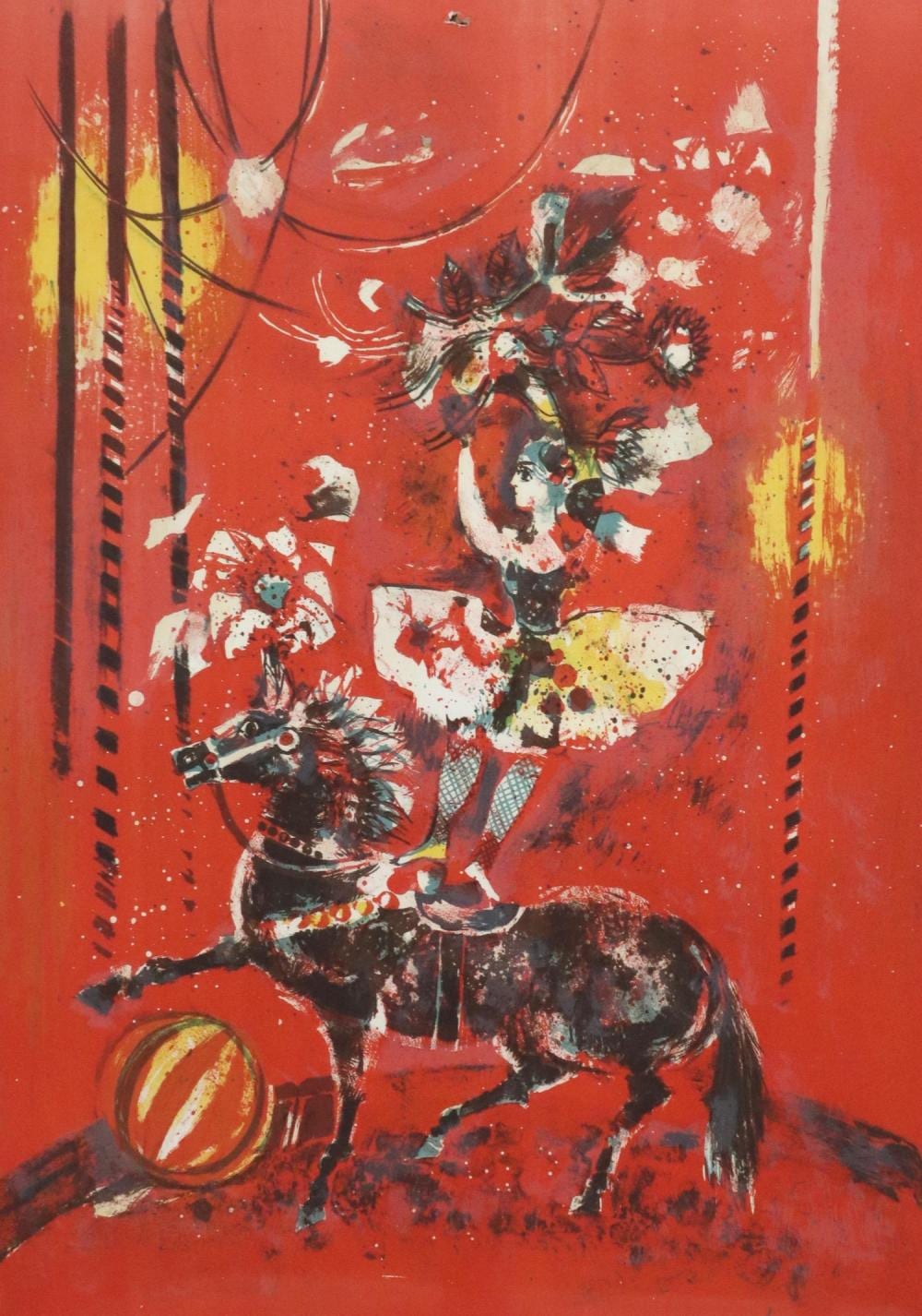 pierre jacquot 1929 2009 lithograph circus rider · Austin Auction Gallery · 2023-10-20 Pierre Jacquot comparable auction result: pierre jacquot 1929 2009 lithograph circus rider