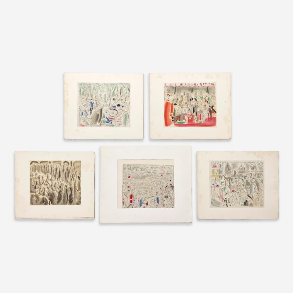 Charles Laborde comparable auction result: chas laborde rues visages de berlin