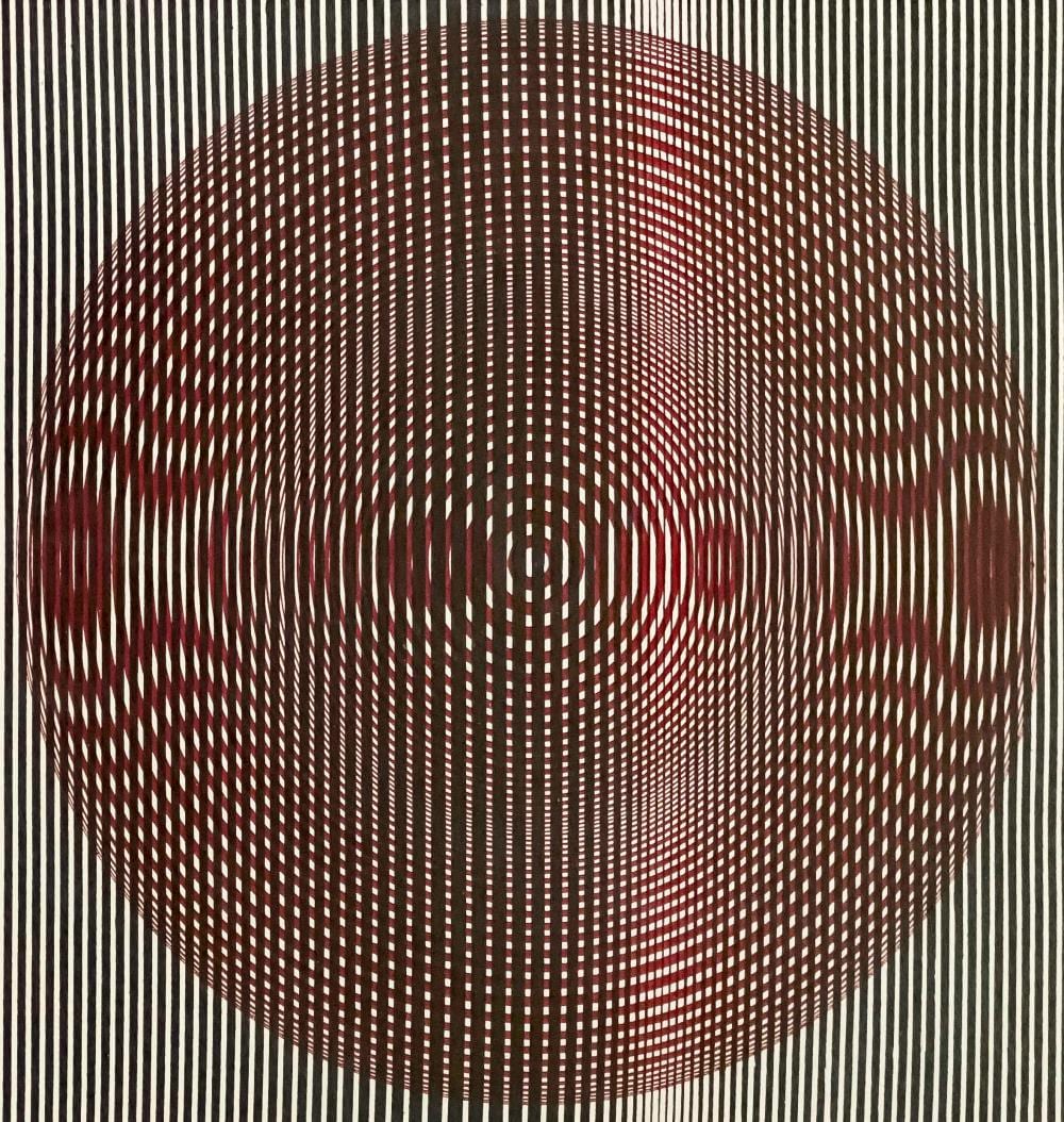 Reginald Neal comparable auction result: reginald h neal red circle moire
