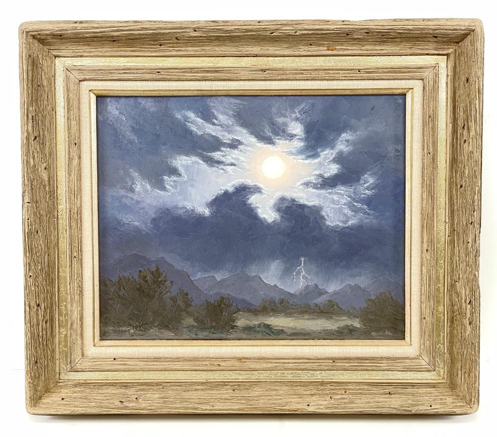 Susanne Nyberg comparable auction result: susanne nyberg storm at night oil on canvas