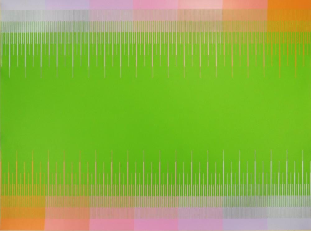 Richard Anuskiewicz comparable auction result: richard anuskiewicz silkscreen