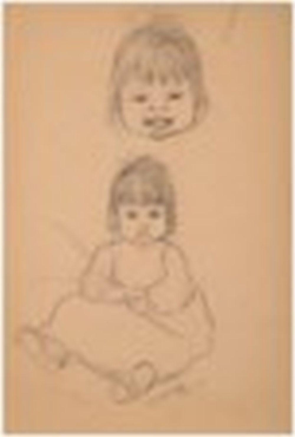 Georges Lacombe comparable auction result: georges lacombe 1868 1916 sylvie pierre noire sur papier 48 2 x 31 9 cm