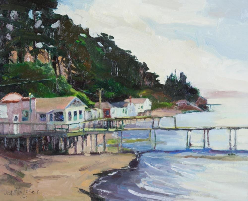 Jeanette Le Grue comparable auction result: jeanette le grue oil on board